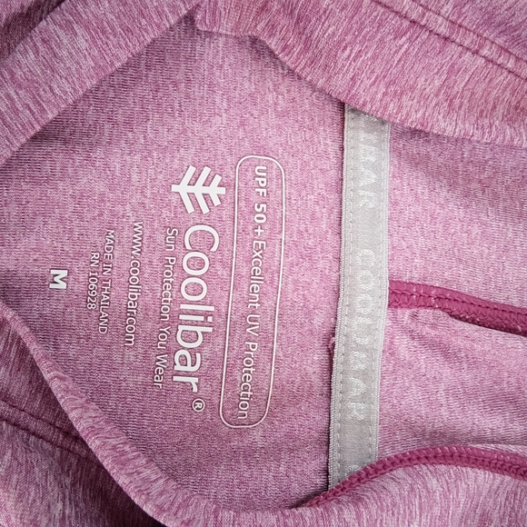 Coolibar Medium Women's Heathered Tempo Hoodie UPF 50+ O - Picture 6 of 6